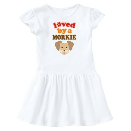

Inktastic Morkie Dog Gift Gift Toddler Girl Dress