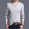 thumbnail image 4 of Suéteres de cuello en V para hombre, sudaderas coreanas de otoño Emo de alta calidad, ropa de calle de lujo informal Y2k, talla ST, camiseta para hombre, 4 of 5