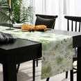 thumbnail image 4 of Sage Green Flower Cotton Linen Table Runner 14 x 72 inch Abstract Garden Botanical Leaves Non-slip Rectangular Dining Table Decor for Wedding Party Holiday Dinner, 4 of 8