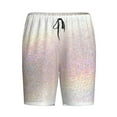 thumbnail image 4 of Easygdp Glitter Light Pearl Men's Short Pajama Pants, Sleep Shorts, Household Pants, Casual Pants with Pockets - 3X-Large, 4 of 9
