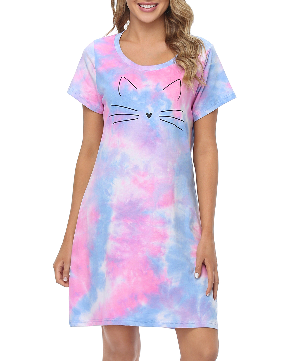 HDE Womens Sleepwear Cotton Night Shirt 