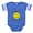 Royal Blue, variant on CafePress - Smile Jesus - Cute Infant Baby Football Bodysuit