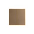 thumbnail image 4 of Elegant Decor Soft corner metal square mirror 42x42 inch in Brass, 4 of 10