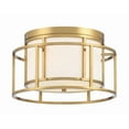 thumbnail image 5 of 9590-LG Crystorama Lighting Hulton - 2 Light Flush Mount-9 Inches Tall and 15 Inches Wide, 5 of 7