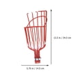 thumbnail image 5 of FONWILYO 2Pcs Detachable Fruit Picker Red Iron for Farmers and Gardeners 13.6X5.7in, 5 of 8