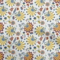 thumbnail image 1 of oneOone Cotton Cambric Yellow Fabric Block Dress Material Fabric Print Fabric By The Yard 42 Inch Wide-F8, 1 of 6