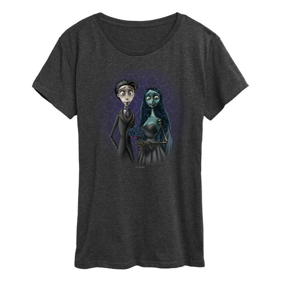 Corpse Bride - Haunted Groom & Bride - Women's Short Sleeve Graphic T-Shirt