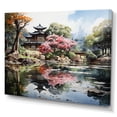 thumbnail image 2 of Designart "Zen Garden China Art painting" Chinese Canvas Wall Art, 2 of 5