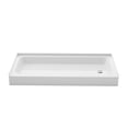 thumbnail image 5 of Voltaire 60 x 30 Shower Pan Base with Right Drain in Glossy White, 5 of 7