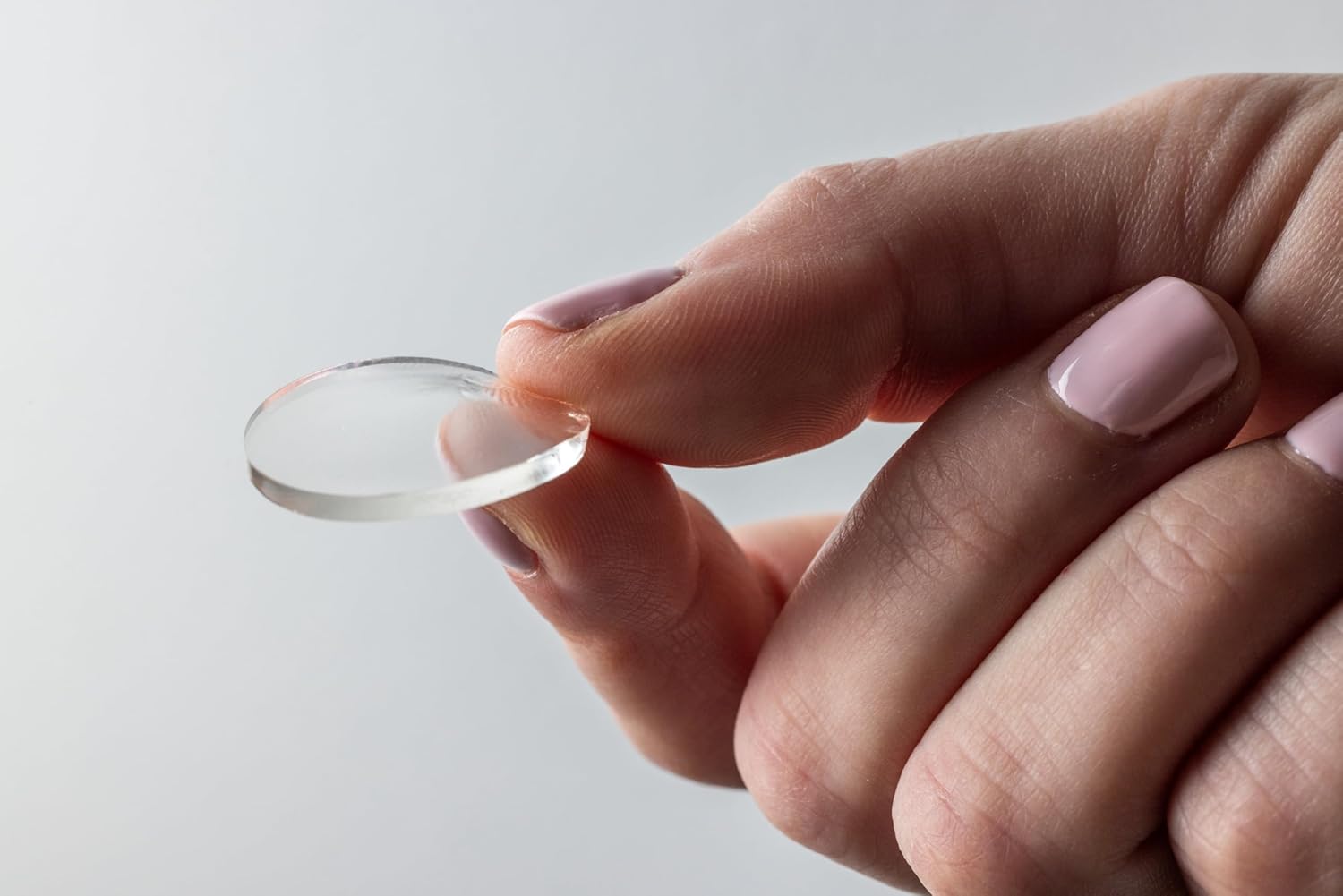 Max Double-Sided Gel Tape with Nano-Grab Technology, Clear, Multi-Purpose & Removable, 1" Circles, Clear, 48 Pack (287705)