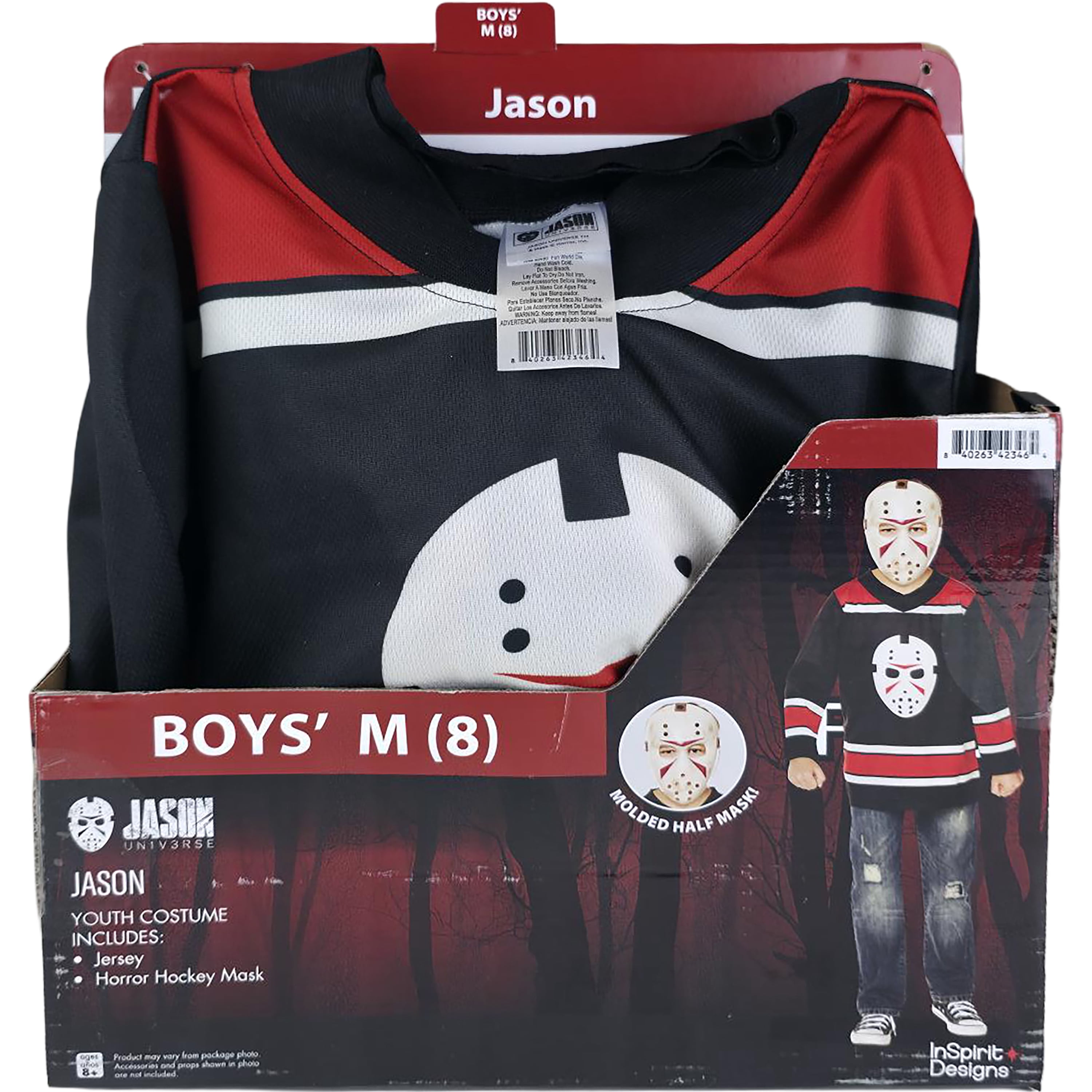 Jason Universe Halloween Costume for Children, 2-Piece, Boys' Size L (10/12), by InSpirit Designs