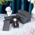 thumbnail image 6 of 10 Pcs Single Watch Box 5.7x2.6x1.2 Gray Watch Cardboard Box Watches Holder With Sponge Rectangular, 6 of 9
