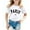 White, variant on MUXiin Toddler T Shirts Girls 2t Birthday Cute Graphic Crew Neck Preppy Short Sleeve T Shirt Top Fashion Back To School Pullover Tops Tee for Boys & Girls T Shirt for Boys and Girls