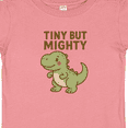 thumbnail image 4 of Inktastic Tiny but Mighty Dinosaur Cartoon Design Boys or Girls Baby T-Shirt, 4 of 5