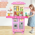 thumbnail image 3 of iHaHa Girls Play Kitchen Set for Ages 3-6, Pretend Toys Play Food Kitchen, Christmas Birthday Gifts for Kids Girls 3 4 5 6 Years Old, 3 of 8