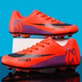 thumbnail image 5 of Botas de fútbol profesionales para hombres, zapatos de fútbol de entrenamiento al aire libre, picos largos, ligeros, impermeables, cómodos, hierba, nuevo, 5 of 5