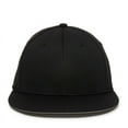 thumbnail image 3 of OC Sports TGS1930X Proflex Bamboo Charcoal Flat Visor Cap - Black, 3 of 8