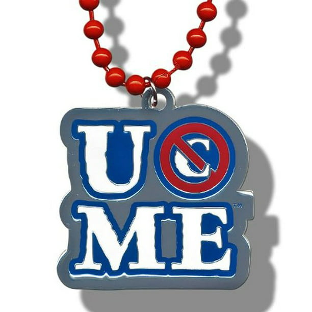 Toys Wwe John Cena You Can T See Me Pendant W Blue Lettering Red Beads Walmart Com Walmart Com