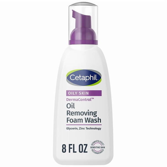 Cetaphil Derma Control Oil Control Foam Wash - 8 Oz