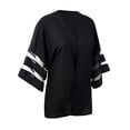 thumbnail image 6 of SAYFUT Plus Size Women's Open Front Mesh Panel 3/4 Bell Sleeve Kimono Cardigan Blouse Tops Cardigan Beach Cover up, 6 of 8