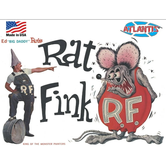 Ed " Big Daddy" Roth - Non-Scale Model Kit - Rat Fink