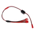 thumbnail image 1 of 5 In 1 JST Splitter Wire Battery Connector Male Female W Switch, 1 of 6