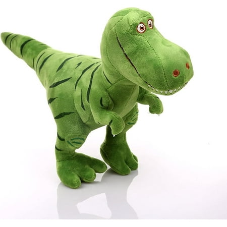 BTEPSGA 21 Stuffed Dinosaur Animal Plush Toys Green T-Rex Tyrannosaurus Animal Stuffed Plushies Super Soft Cute Cuddly Pillow Cushion Rex Stuff Dolls Gifts for Children Kids Boys Girls