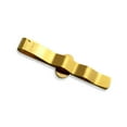 thumbnail image 2 of Bling Jewelry Mens Blue Square Compass Masonic Freemason Tie Clip Bar Necktie for Men Gold Tone Stainless Steel, 2 of 4