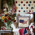 thumbnail image 6 of 4th of July PALIFEUR Pillow Covers, 18 x 18 Inch Patriots Linen Pillow Case, Indeoendence Day Throw Pillow Covers for Sofa Bedroom Coffice, Flag Decorative Pillow Cover, 6 of 7