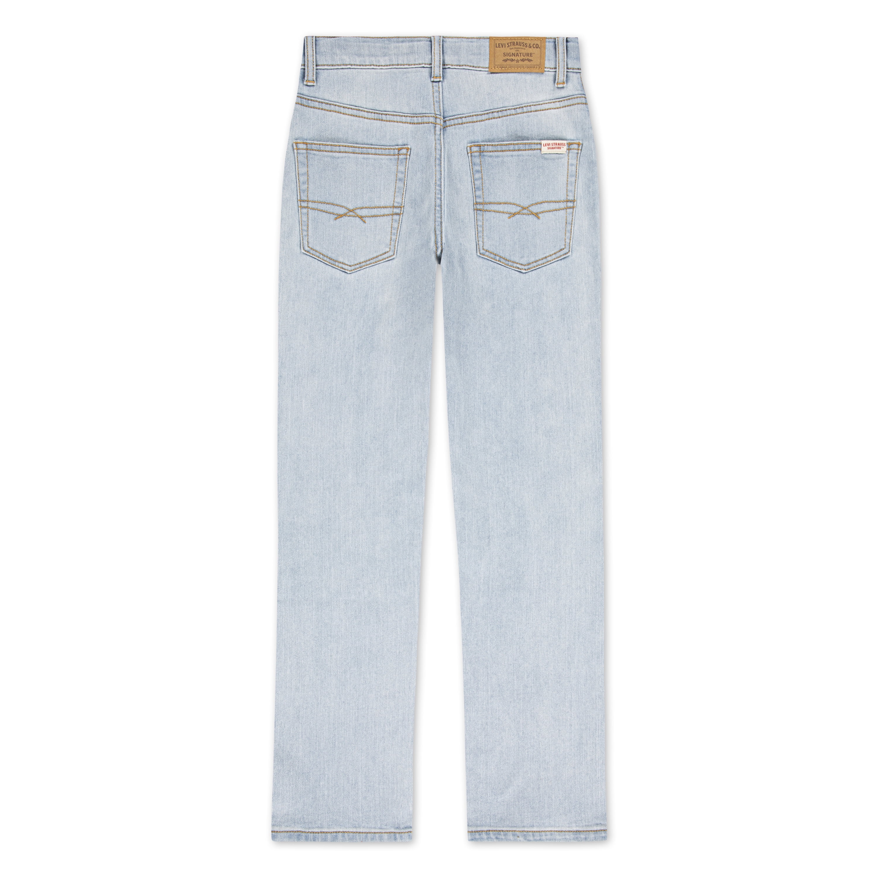 Levi Strauss Signature Boys Straight Stretch Jeans, Sizes 4-18