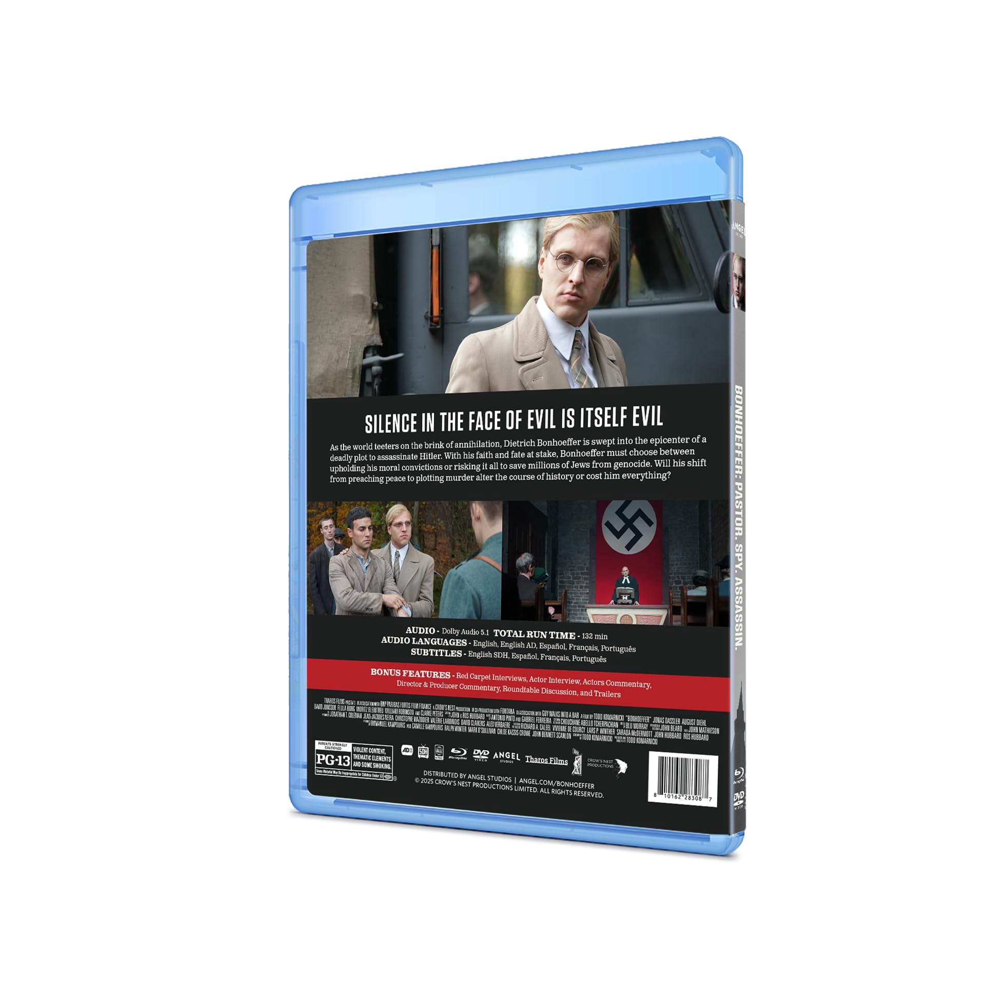 Bonhoeffer Pastor Spy Assassin NEW 3 Disc Blu-Ray & DVD Combo Special Edition