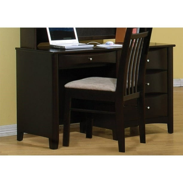 Coaster Phoenix Wooden Kids Desk With Storage Espresso Walmart