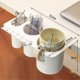 thumbnail image 3 of Storage Rack Office Storage Device Multi-Hole Wire Organizer Storage Rack Cup Storage Rack Desktop Organizer, 3 of 5
