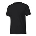 thumbnail image 3 of Mens T Shirt Solid Color 2 Pack Crew Neck Short Sleeve Mens Pullover Lightweight Slim Fit Breathable Mens Funny T Shirts Black L, 3 of 3