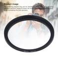 thumbnail image 4 of Aluminum Filter Adapter Ring for UV CPL ND Close Up Camera Lens, Step Up Converter, Lightweight Portable, Lens Filter Adapter Ring with Aperture Sharing for Various Lenses, 4 of 7
