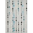 thumbnail image 1 of Unique Loom Collection Moderne Sculpté Abstrait Transitionnel Tapis d'Intérieur et d'Extérieur, 7 x 10 Pieds, Gris/ivoire, 1 of 1