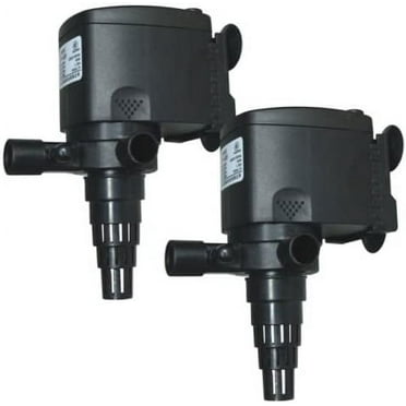 2 pcs 158 GPH Powerhead Submersible Pump Aquarium Fish Tank Undergravel Filter Black