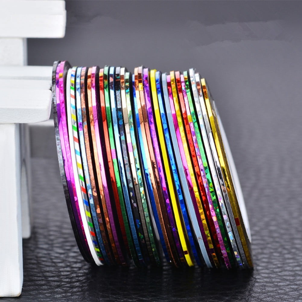 14pcs Holographic Tinsel Line Tape Fly Tying Material Line Tape Random Color 