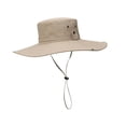 thumbnail image 2 of Sombrero de cubo Yuyangstore Impermeable Pescador Caqui Sombrero de protección solar, 2 of 8