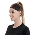thumbnail image 4 of Wukai Butterfly Sitting on a Flower Sports sweatband,Men & Women Sweatband Headband for Running, Cross Training, Racquetball, Working Out, 4 of 7