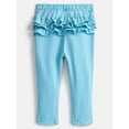 thumbnail image 2 of Wonder Nation Baby Girls Ruffle Leggings, Sizes 0-24M, 2 of 3