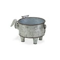 thumbnail image 5 of Home Decorative Galvanized Metal Piglet Planter, 5 of 6
