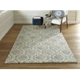 thumbnail image 2 of Natal Modern Moroccan Trellis Rug, Charcoal Gray/Ivory, 9ft x 12ft Area Rug, 2 of 7