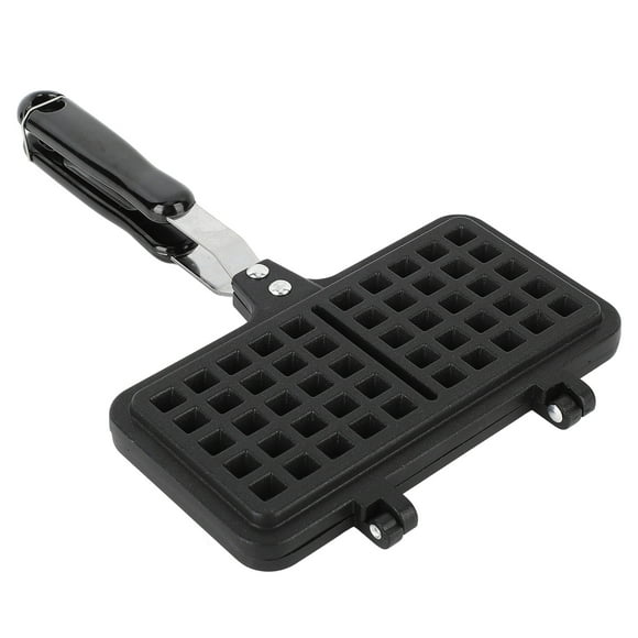 Double Gaufrier, Gaufrier de Cuisinière en Aluminium Multifonctions Anti-Bâton pour Desserts