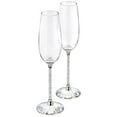 thumbnail image 1 of SWAROVSKI CRYSTALLINE TOASTING FLUTES SET OF 2, 1 of 1