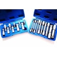 thumbnail image 2 of VCT Triple Square Spline Bit Socket Set Automotive Specialty Tools, Steel, 20 Piece, 9", 2 of 4
