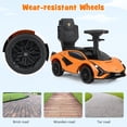 thumbnail image 2 of OLAKIDS 3 in 1 Ride on Push Car, Licensed Lamborghini Stroller Sliding Walking Car with Push Handle, Music, USB, Headlight, Under Seat Storage, Kids Foot-to-Floor Toy for 18-60 Months, 2 of 9