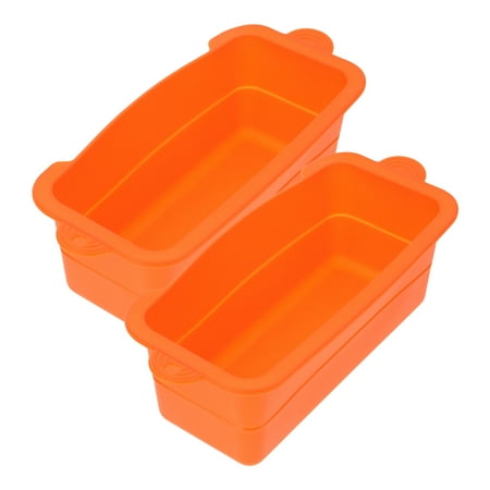 

Worgeous 2 Pcs Baking Iron Drip Box Van Accessories Gear Mouse Orange