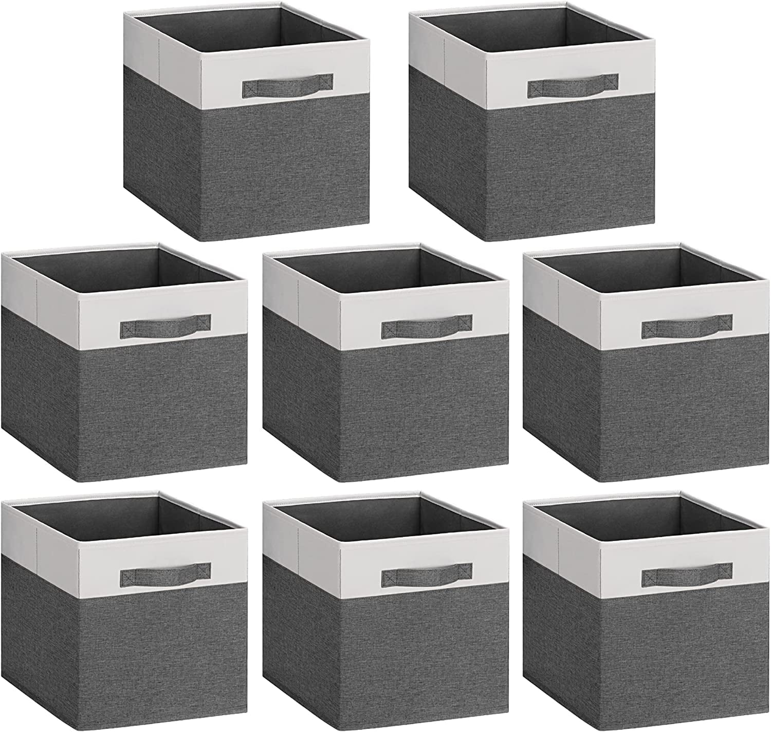 Fabric Storage Cubes 11” x 11” x 11” Fabric Storage Bins with