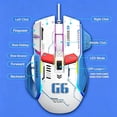 thumbnail image 3 of Hmhnsya G6 Wired RGB Ergonomic Gaming Mouse, 12 Programmable Buttons, 3 of 8